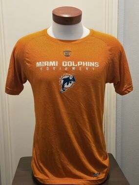 NFL Miami Dolphins Orange Short Sleeve Logo Tee